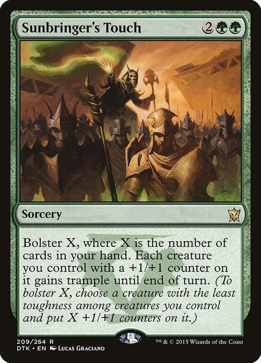 Sunbringer's Touch 209 Dragons of Tarkir MTG R NM