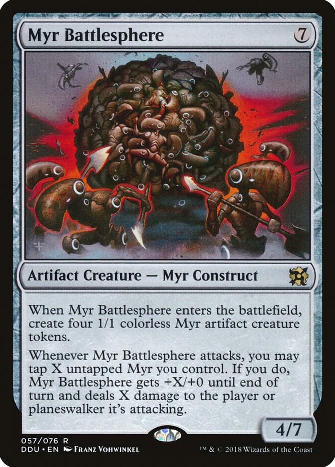 Myr Battlesphere 57 Duel Decks: Elves vs. Inventors MTG R LP