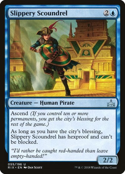 Slippery Scoundrel - Rivals of Ixalan (#55, Uncommon) - Near Mint