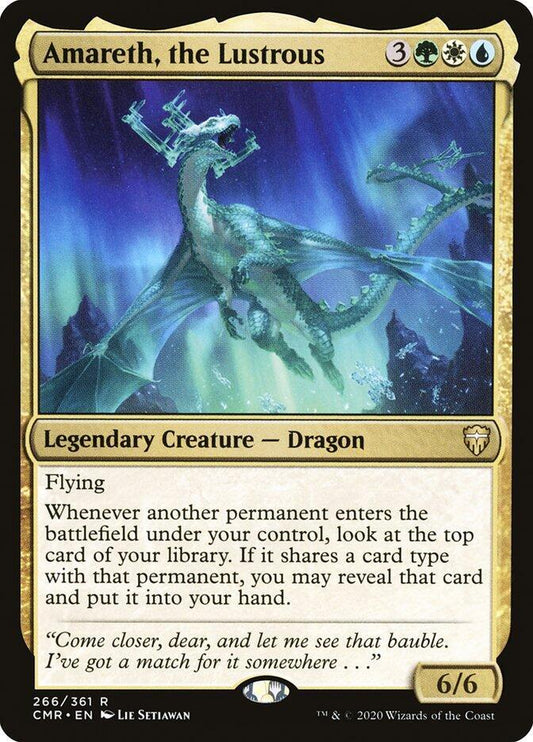 Amareth, the Lustrous 266 Commander Legends MTG R Foil NM