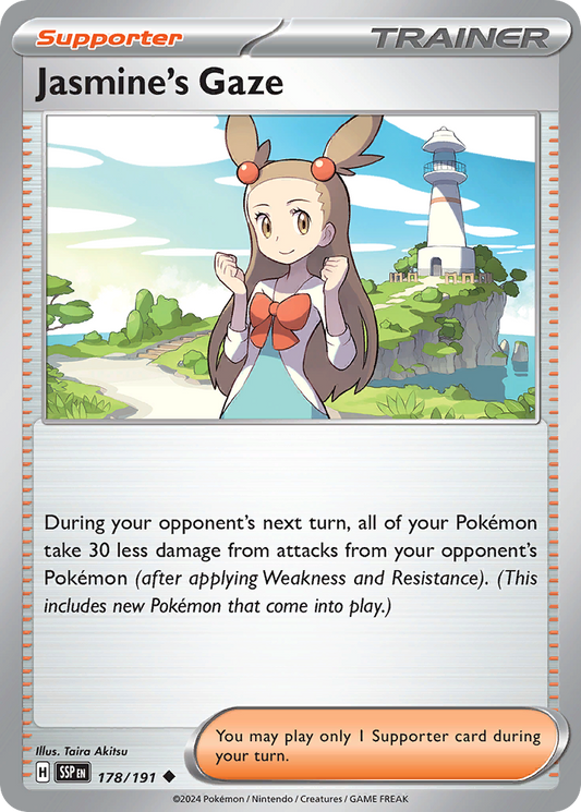 Jasmine's Gaze 178/191 Surging Sparks Pokemon UC NM