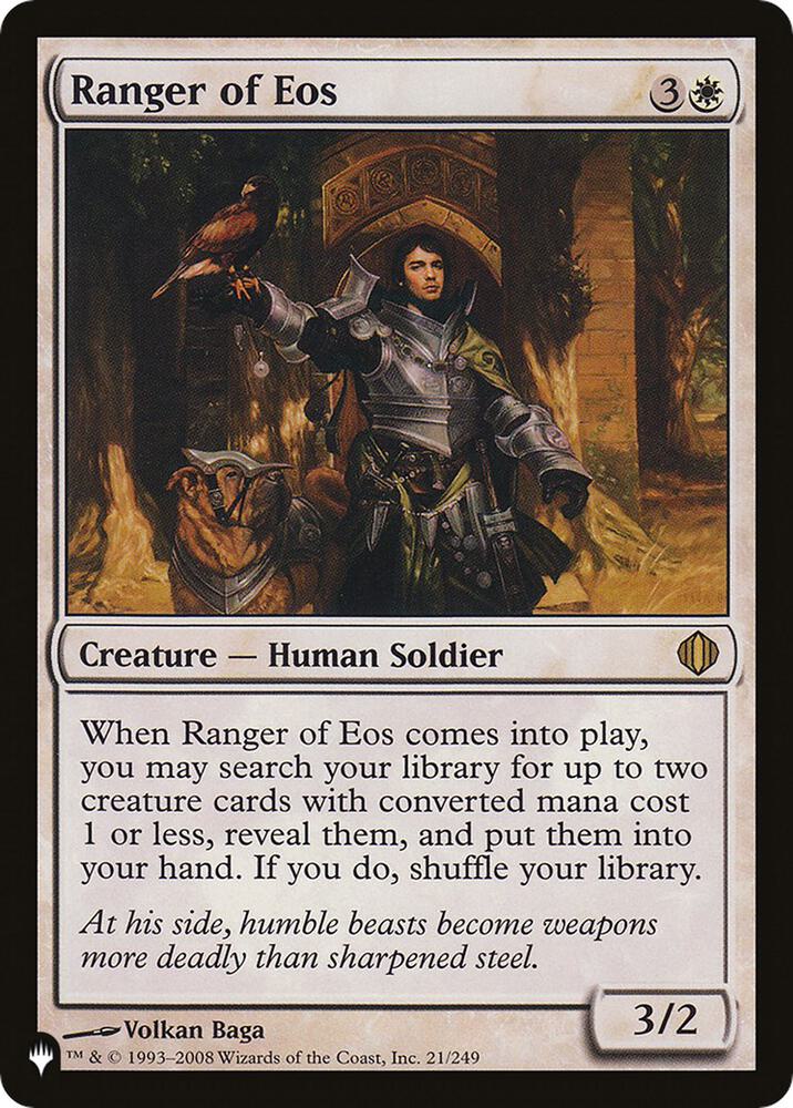 Ranger of Eos (ALA) 21/249 The List Reprints MTG R NM