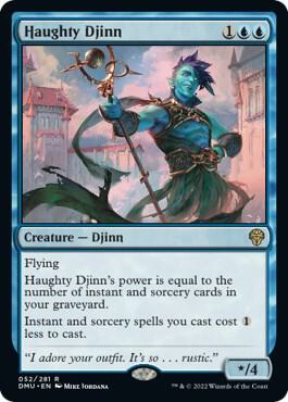Haughty Djinn 52 Dominaria United MTG R NM