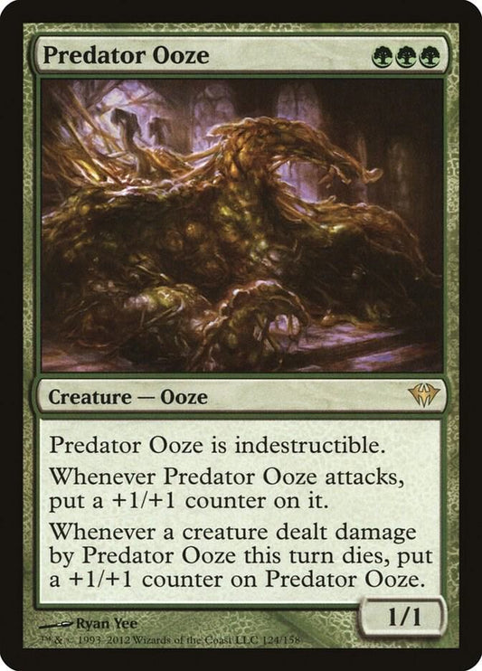 Predator Ooze 124 Dark Ascension MTG R NM