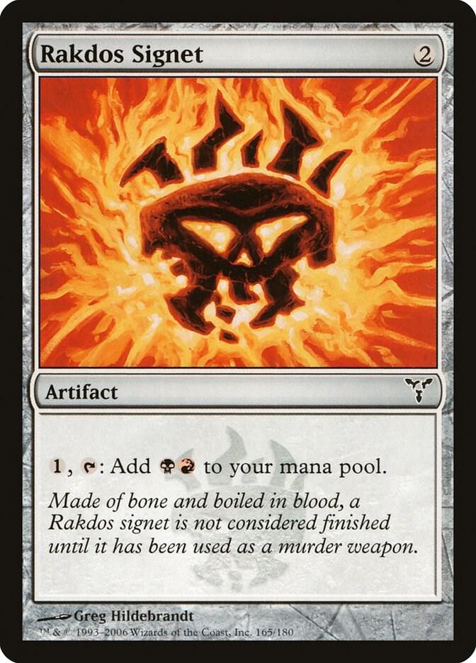 Rakdos Signet 165 Dissension MTG C MP
