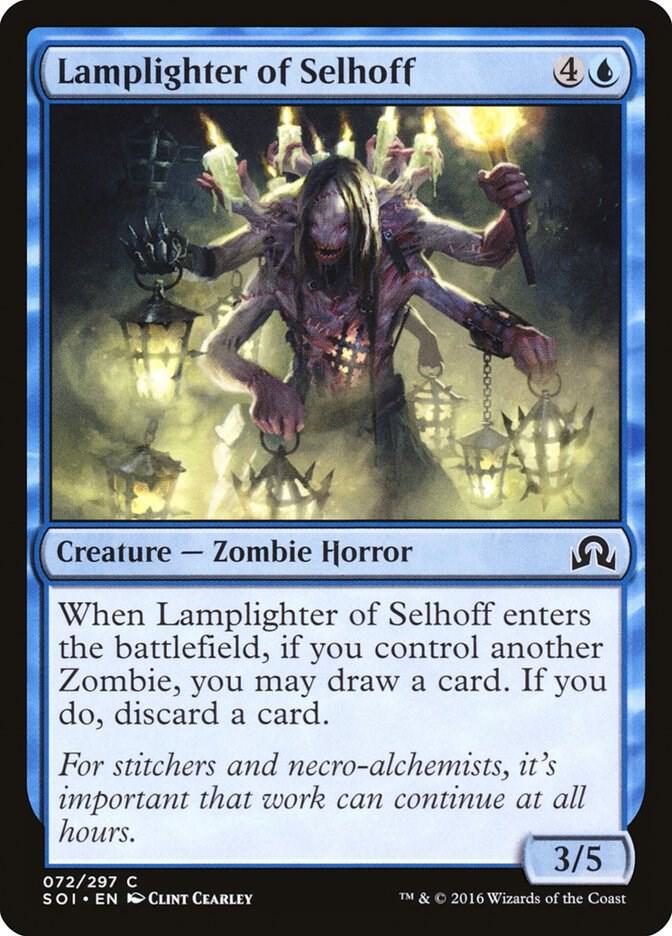 Lamplighter of Selhoff 72 Shadows over Innistrad MTG C NM