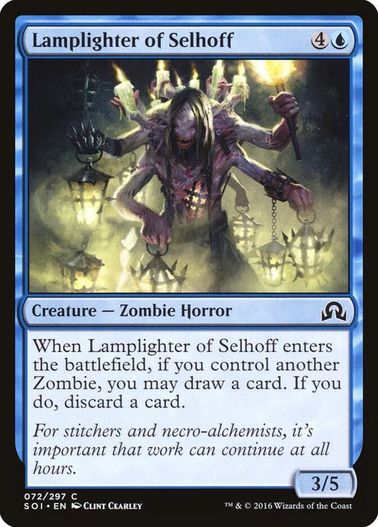 Lamplighter of Selhoff 72 Shadows over Innistrad MTG C NM