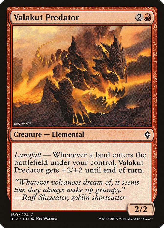 Valakut Predator 160 Battle for Zendikar MTG C NM