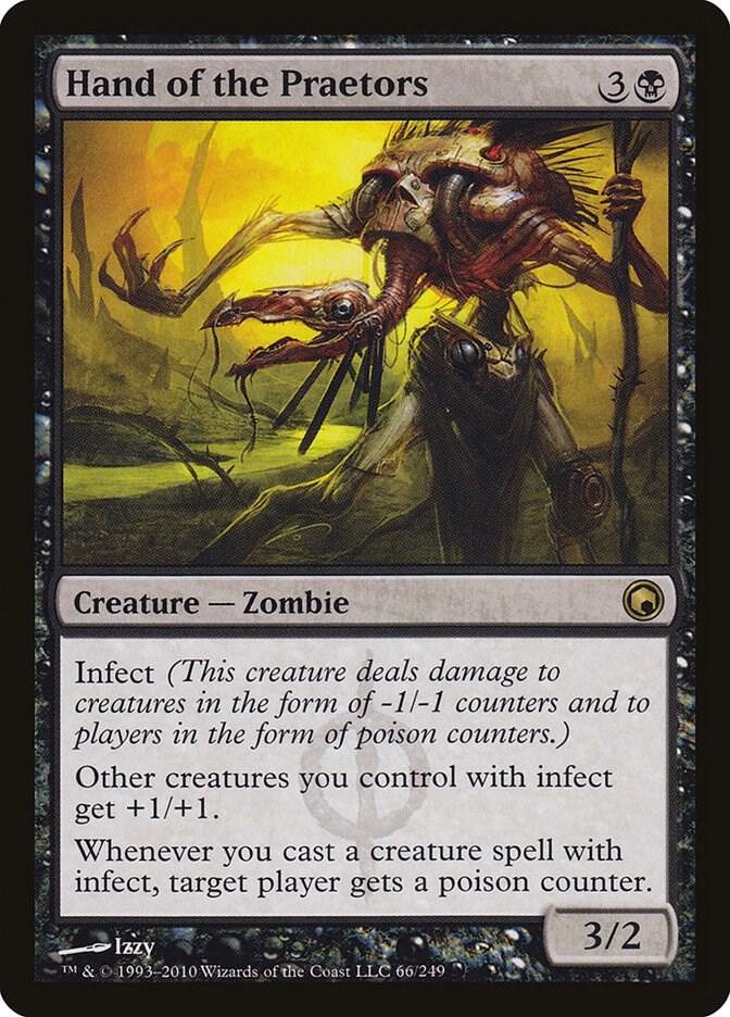 Hand of the Praetors 66 Scars of Mirrodin MTG R LP