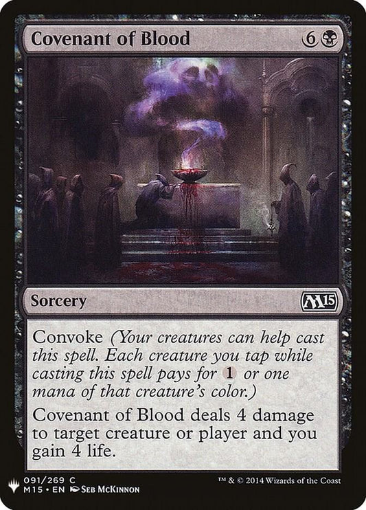 Covenant of Blood 91 The List Reprints MTG C LP