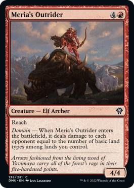 Meria's Outrider 138 Dominaria United MTG C NM
