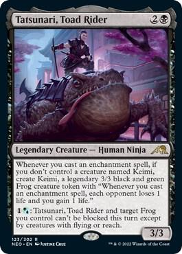 Tatsunari, Toad Rider 123 Kamigawa: Neon Dynasty MTG R NM
