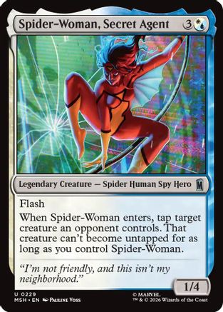 Spider-Woman, Secret Agent 229 Marvel Super Heroes MTG UC NM