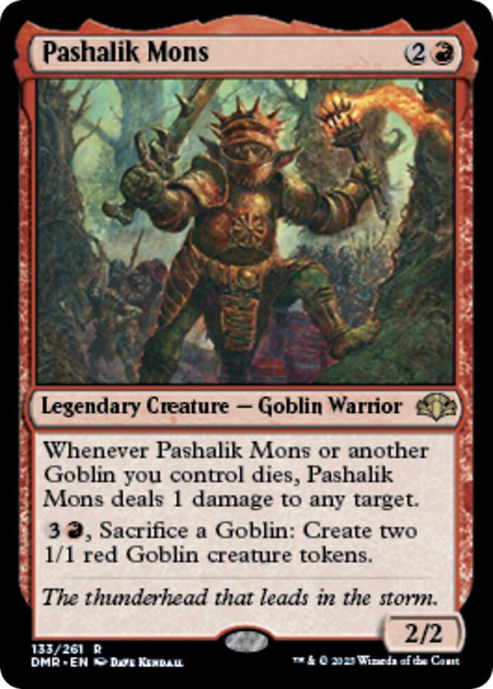 Pashalik Mons 133 Dominaria Remastered MTG R NM