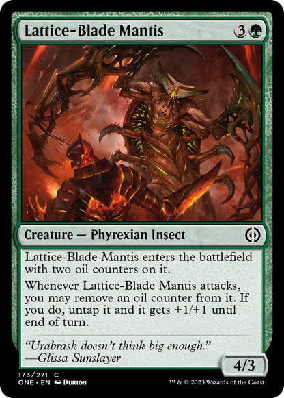 Lattice-Blade Mantis 173 Phyrexia: All Will Be One MTG C NM