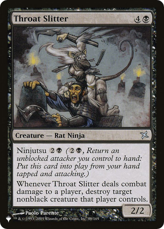 Throat Slitter 88/165 The List Reprints MTG UC NM