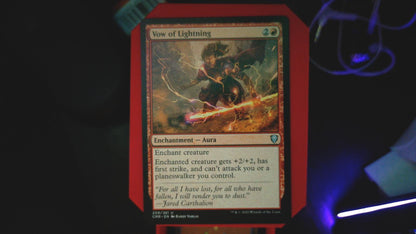 Vow of Lightning 30 Explorers of Ixalan MTG UC NM