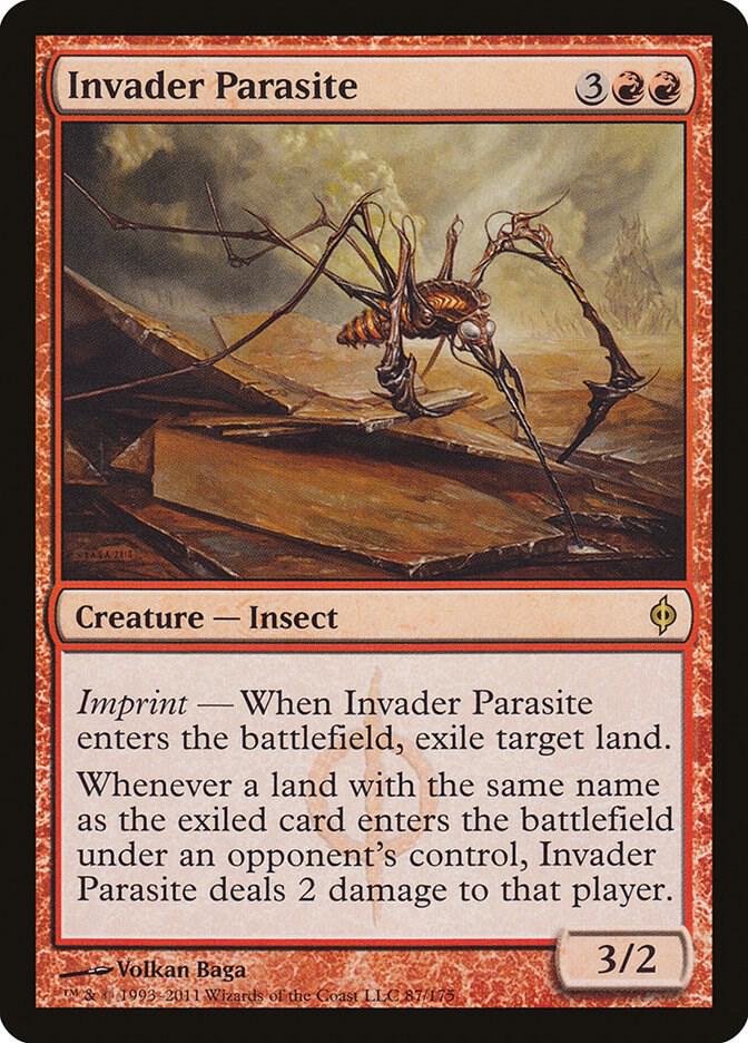 Invader Parasite 87 New Phyrexia MTG R LP