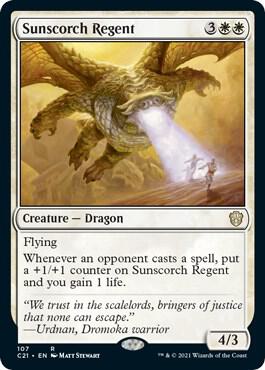 Sunscorch Regent 107 Commander 2021 MTG R NM