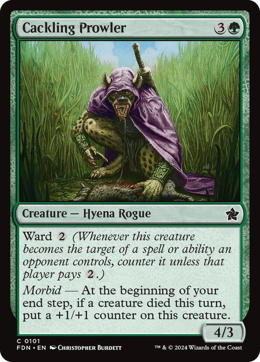 Cackling Prowler 101 Foundations MTG C NM