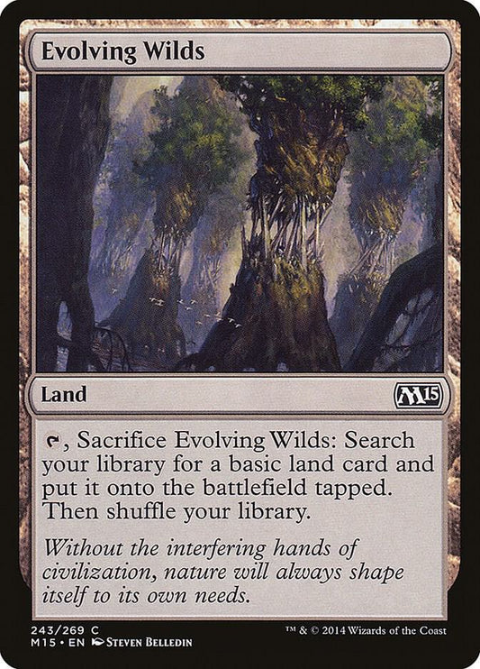 Evolving Wilds 243 Magic 2015 (M15) MTG C Foil NM