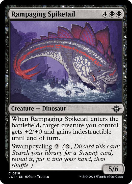 Rampaging Spiketail 116 The Lost Caverns of Ixalan MTG C Foil NM