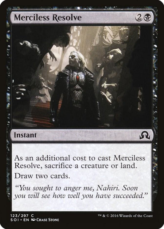 Merciless Resolve 123 Shadows over Innistrad MTG C LP
