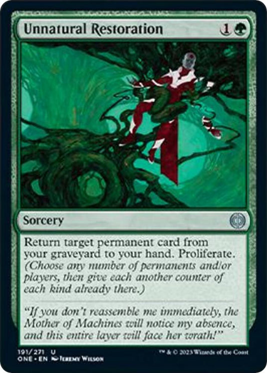Unnatural Restoration 191 Phyrexia: All Will Be One MTG UC NM