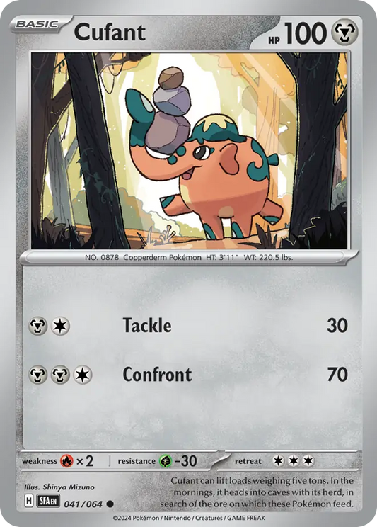 Cufant 041/064 Shrouded Fable Pokemon C NM
