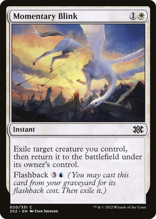 Momentary Blink 20 Double Masters 2022 MTG C NM