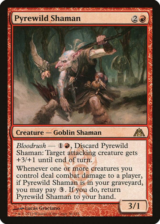Pyrewild Shaman 36 Dragon's Maze MTG R NM