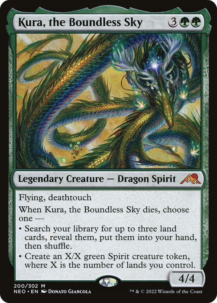 Kura, the Boundless Sky 200 Kamigawa: Neon Dynasty MTG Mythic NM