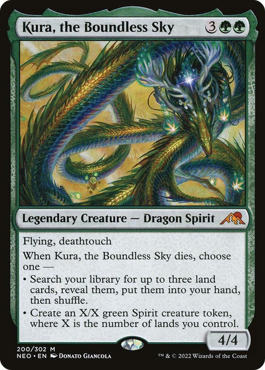 Kura, the Boundless Sky 200 Kamigawa: Neon Dynasty MTG Mythic NM