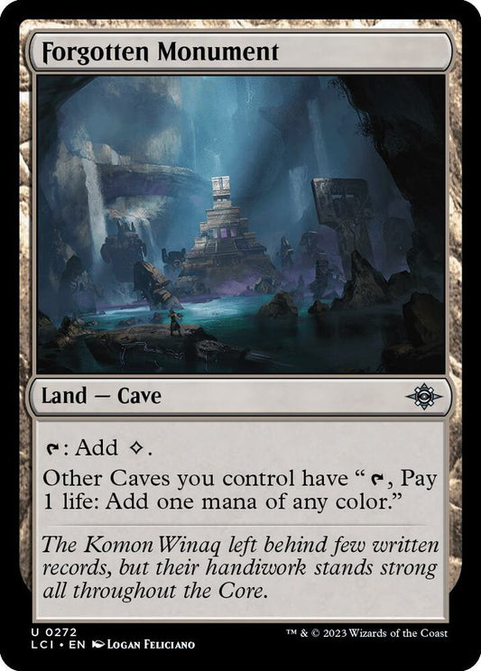 Forgotten Monument 272 The Lost Caverns of Ixalan MTG UC NM