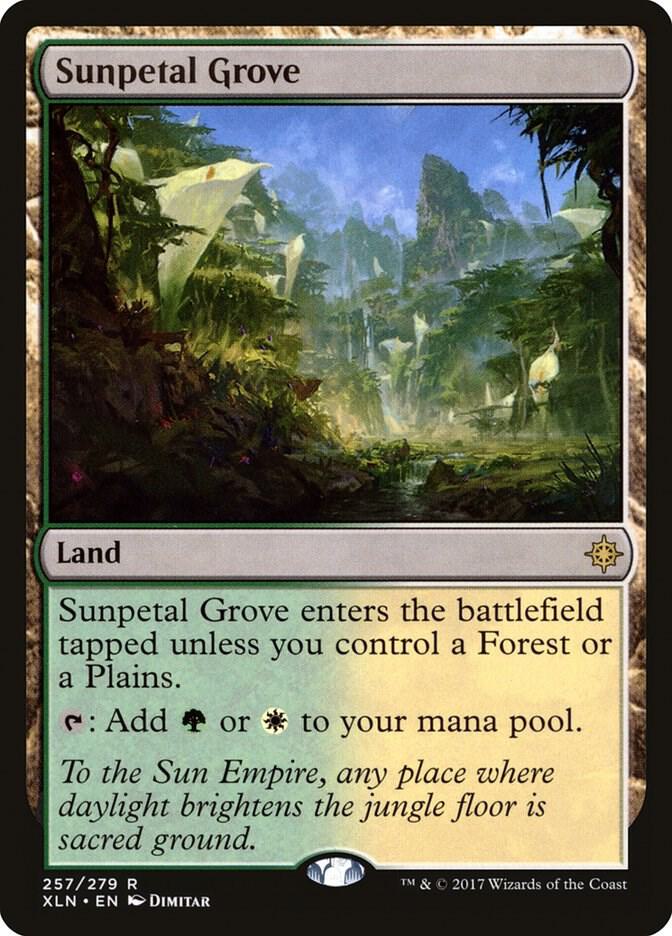 Sunpetal Grove 257 Ixalan MTG R NM
