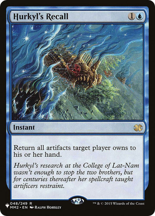 Hurkyl's Recall 048/249 The List Reprints MTG R NM