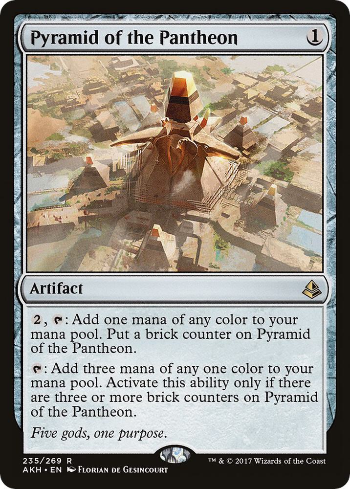 Pyramid of the Pantheon 235 Amonkhet MTG R MP