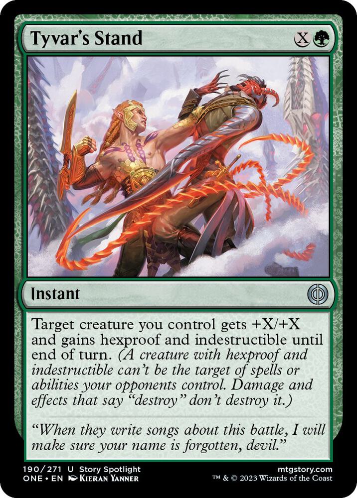 Tyvar's Stand 190 Phyrexia: All Will Be One MTG UC NM