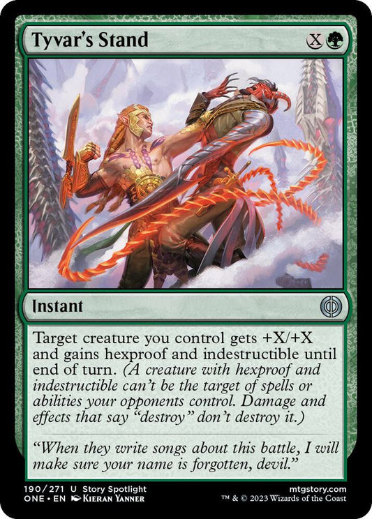 Tyvar's Stand 190 Phyrexia: All Will Be One MTG UC NM