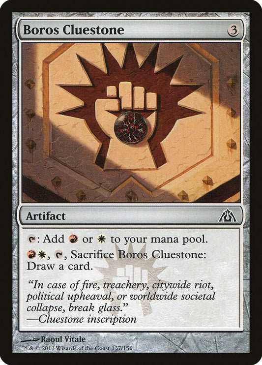 Boros Cluestone 137 Dragon's Maze MTG C NM