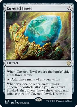 Coveted Jewel 240 Commander 2021 MTG R NM