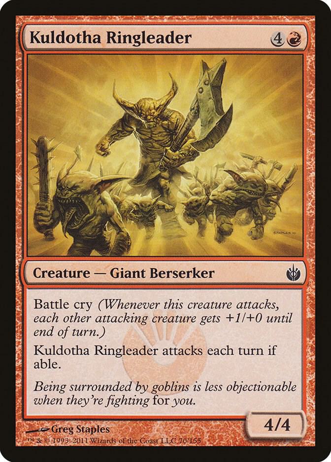 Kuldotha Ringleader 70 Mirrodin Besieged MTG C NM