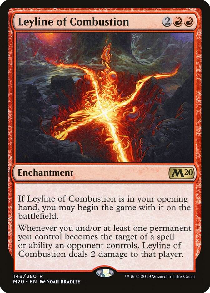 Leyline of Combustion 148 Core Set 2020 MTG R NM