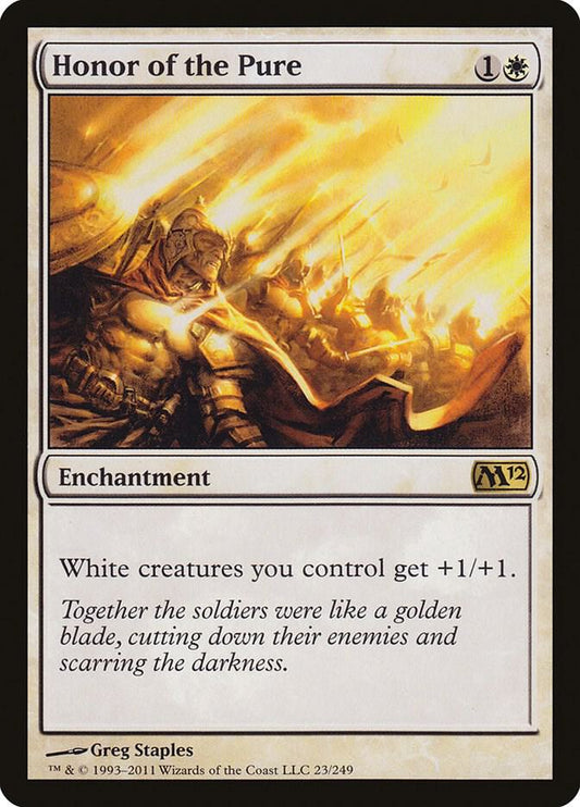 Honor of the Pure 23 Magic 2012 (M12) MTG R LP