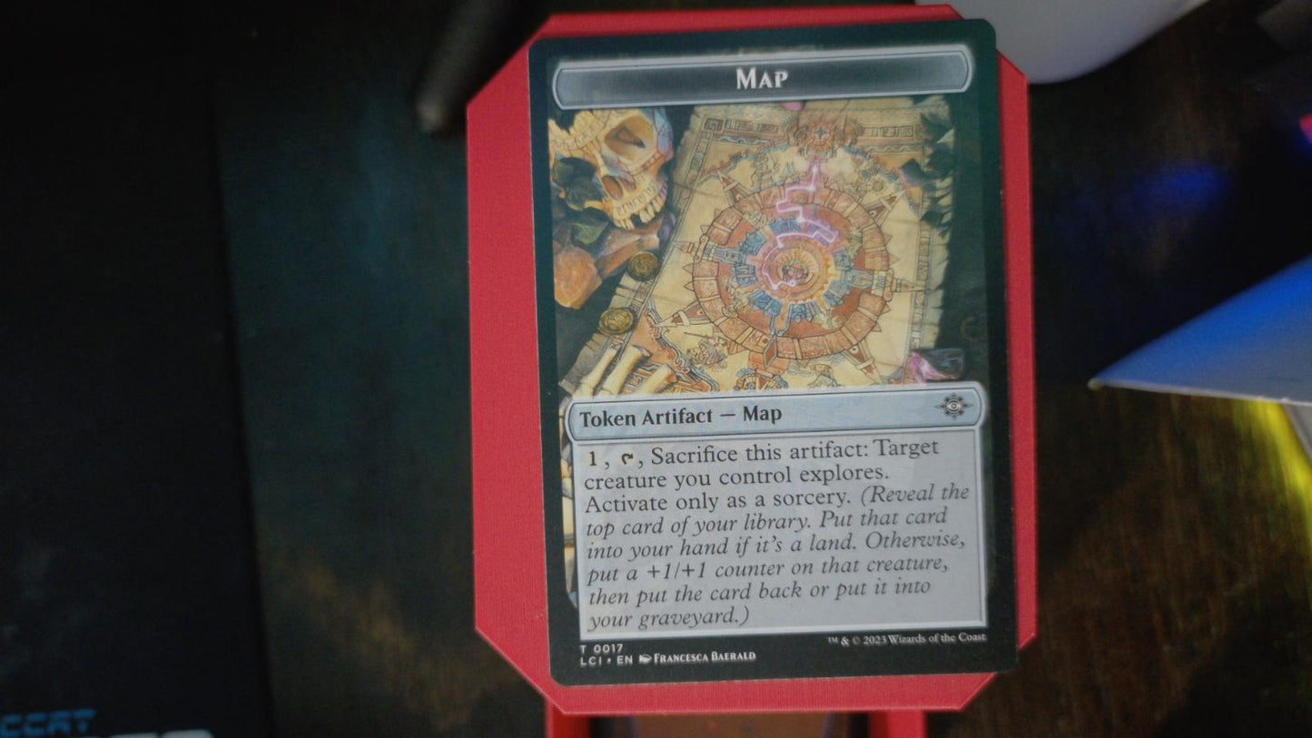 Map Token 17 The Lost Caverns of Ixalan MTG Token NM
