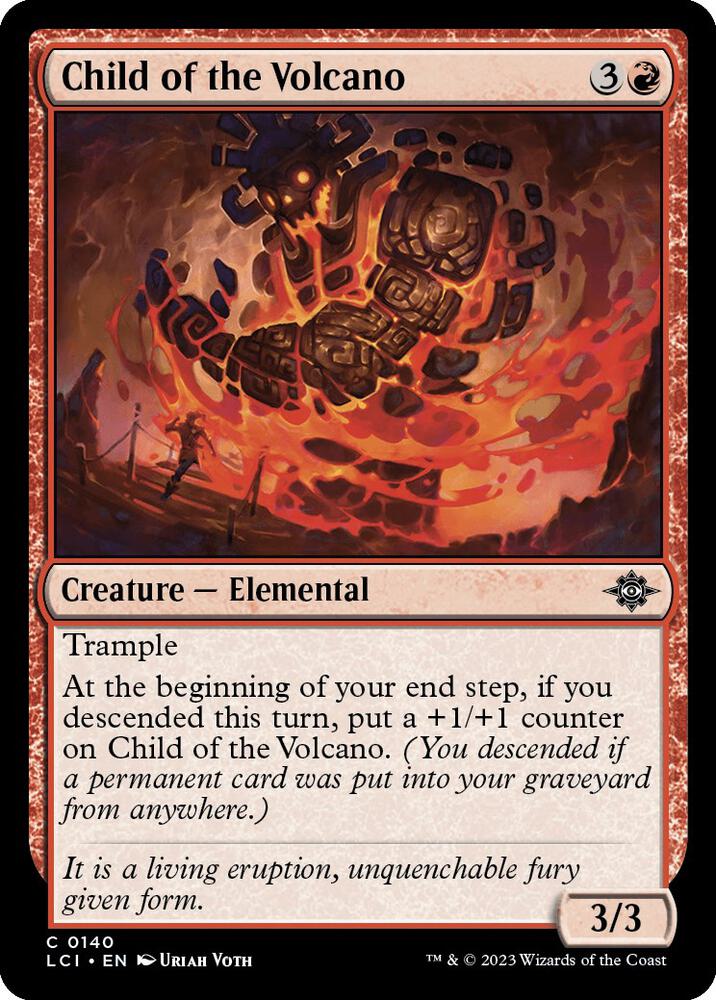 Child of the Volcano 140 The Lost Caverns of Ixalan MTG C NM