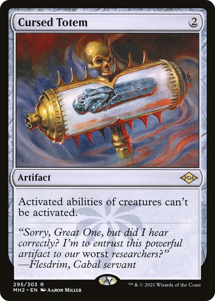 Cursed Totem 295 Modern Horizons 2 MTG R NM