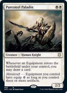 Puresteel Paladin - Commander: Adventures in the Forgotten Realms (#69, Rare) - Near Mint