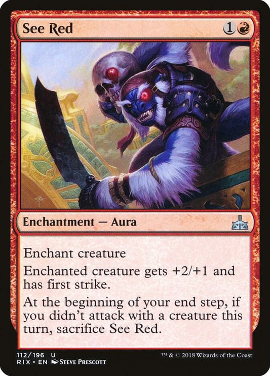 See Red 112 Rivals of Ixalan MTG UC NM