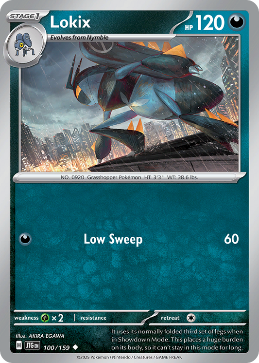 Lokix 100/159 Journey Together Pokemon UC NM